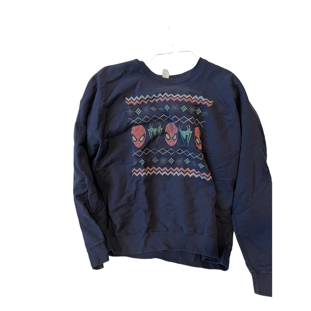 Marvel Spiderman Soft Crewneck Mens M